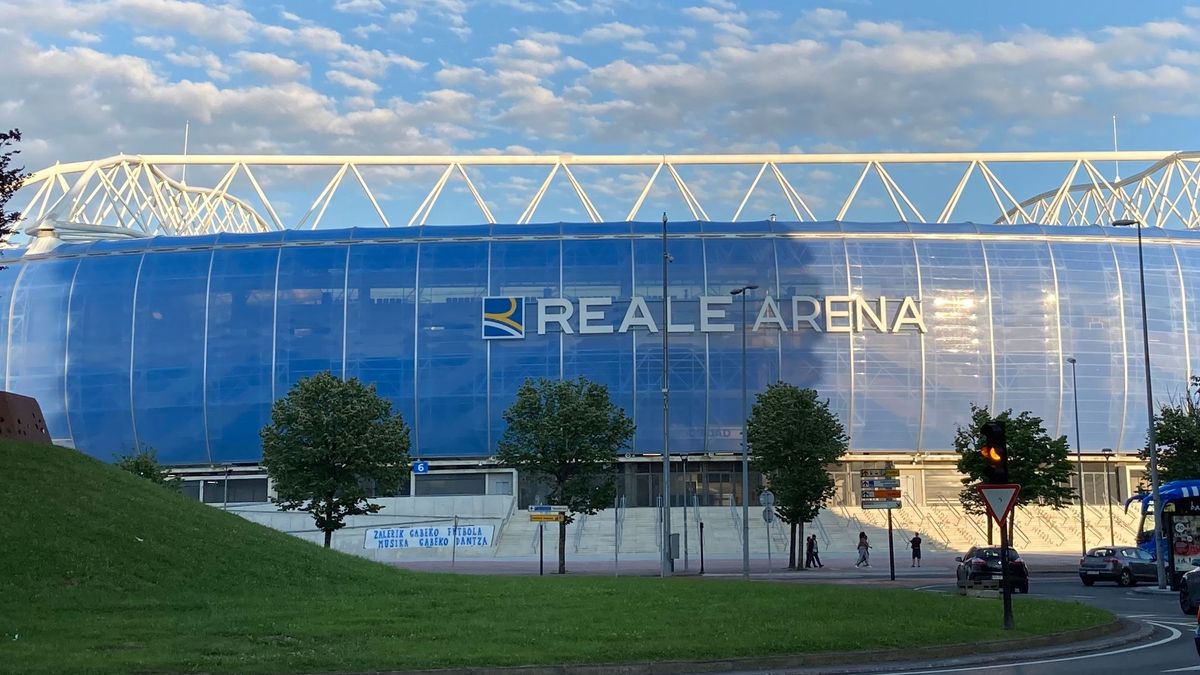 Imagen del estadio de Anoeta Reale Arena