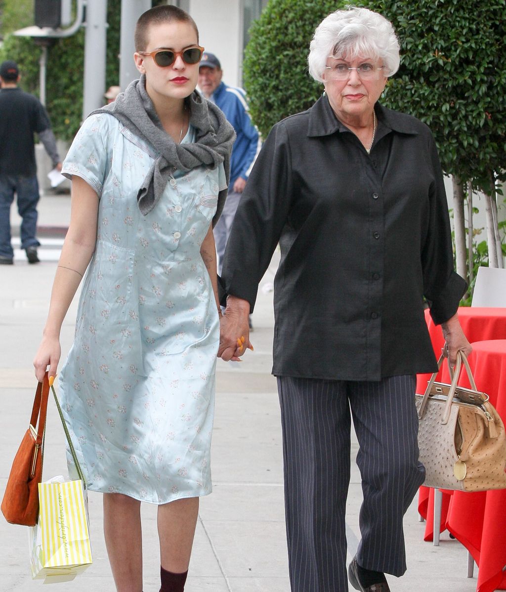 Marlene Willis con su nieta, Tallulah Willis (2015), en Los Ángeles