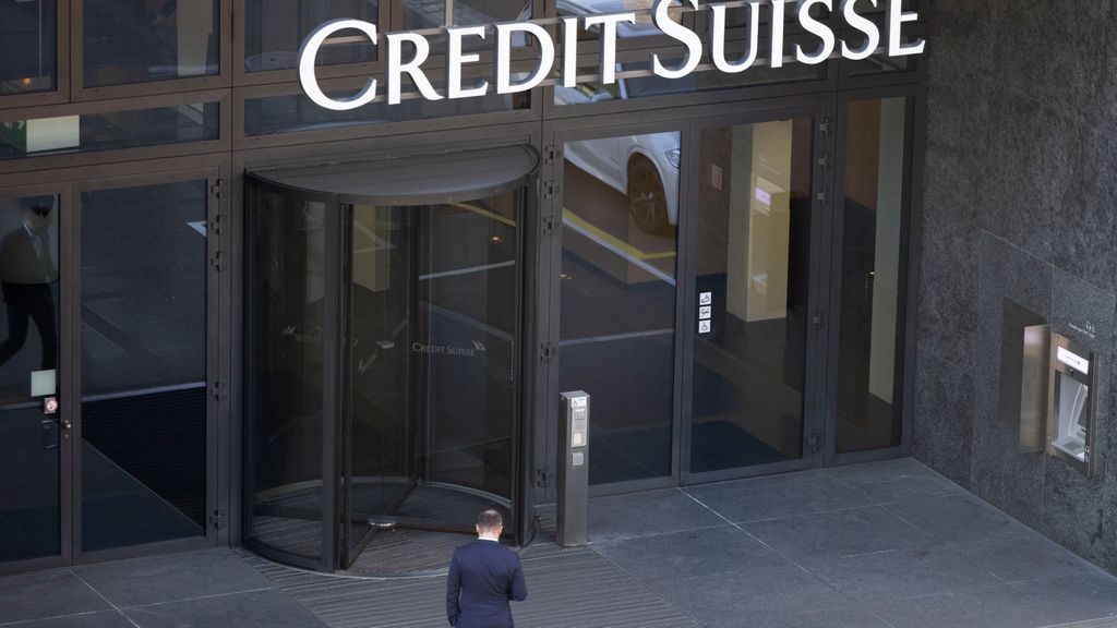 Una oficina de Credit Suisse en Zúrich