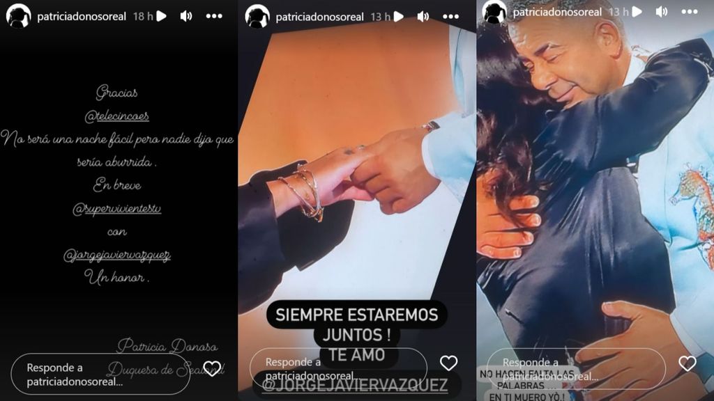 Patricia Donoso le expresa su amor a Jorge Javier Vázquez