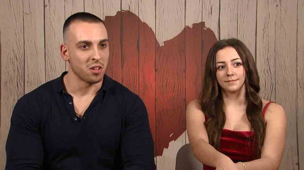 Eduardo y Mónica durante su cita en 'First Dates'