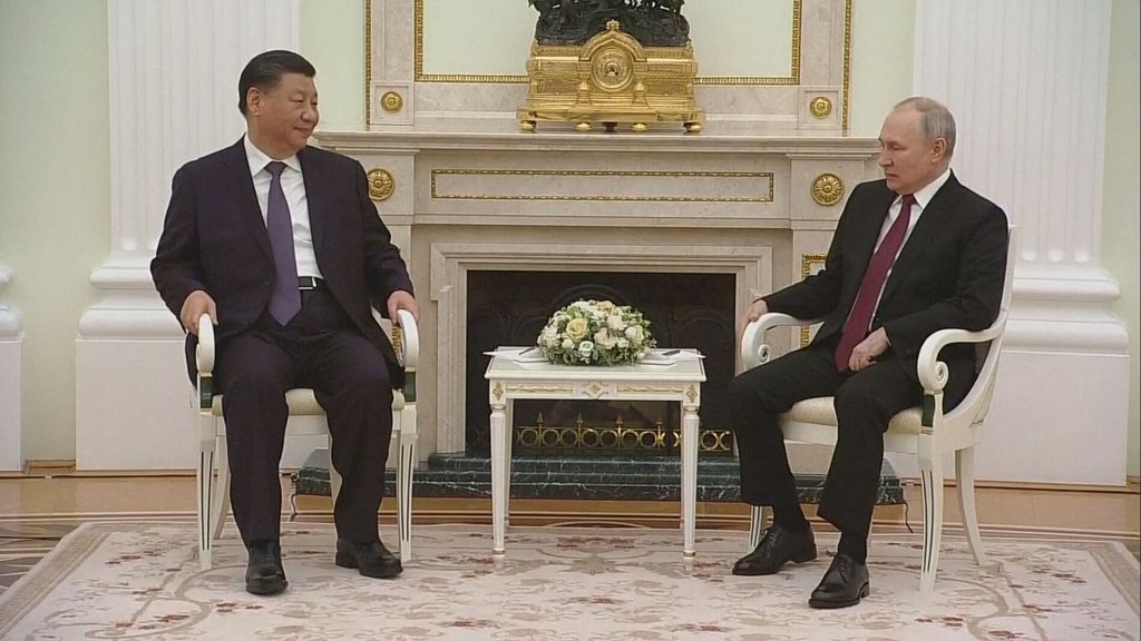 Xi Jinping promete "un nuevo impulso" en las relaciones entre China y Rusia en su visita a Moscú
