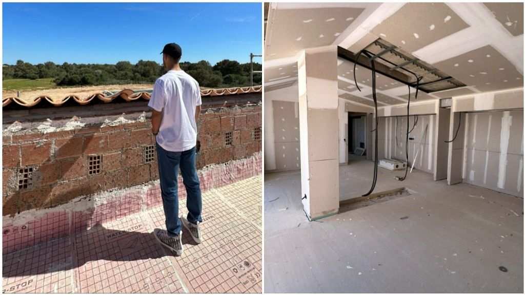 Asensio, manos a la obra: se construye su propia casa en su Mallorca natal