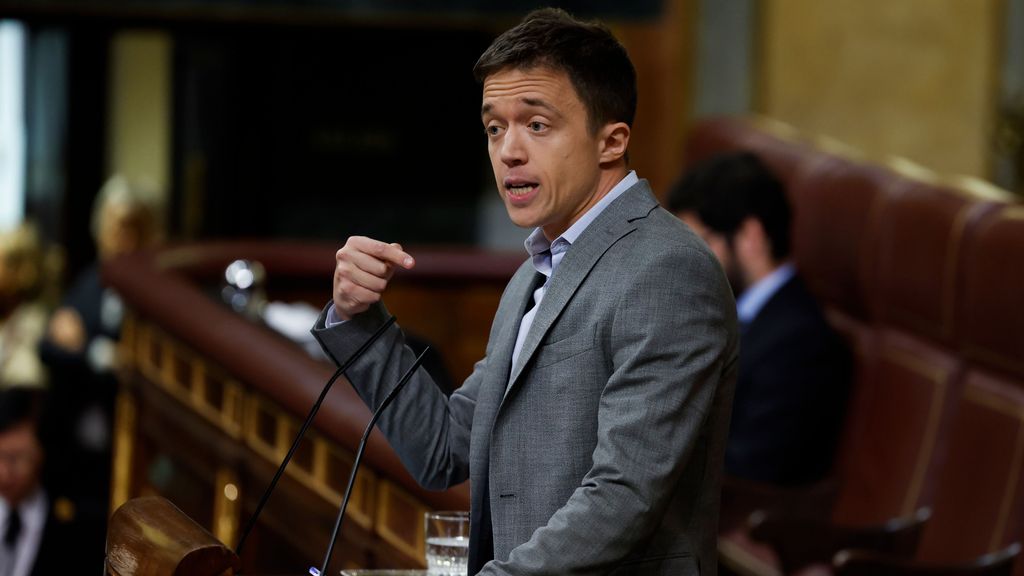 Iñigo Errejón en el debate de la moción de censura de Vox contra el presidente del Gobierno Pedro Sánchez