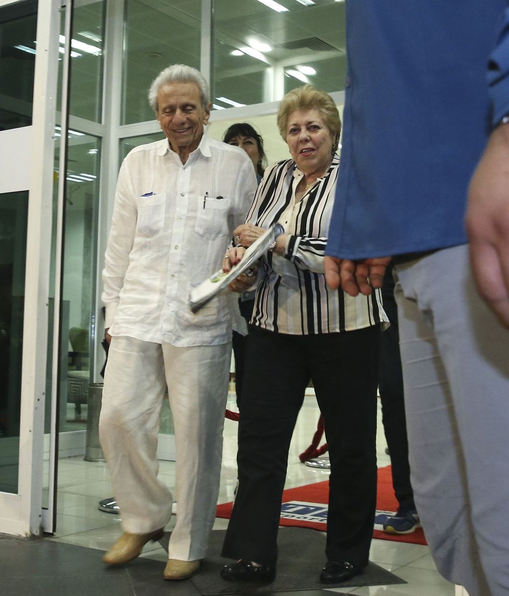 Los padres de Shakira, en una foto de archivo