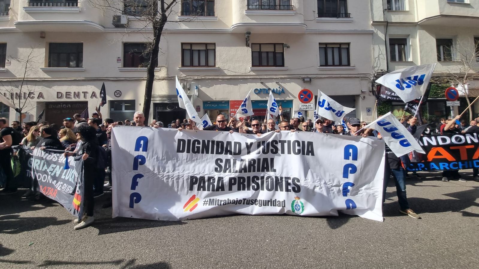 Manifestación funcionarios prisiones