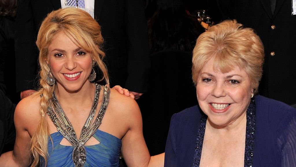Shakira junto a su madre Nidia Ripoll