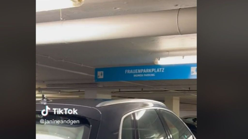 TikToker muestra los parkings de mujeres en Alemania