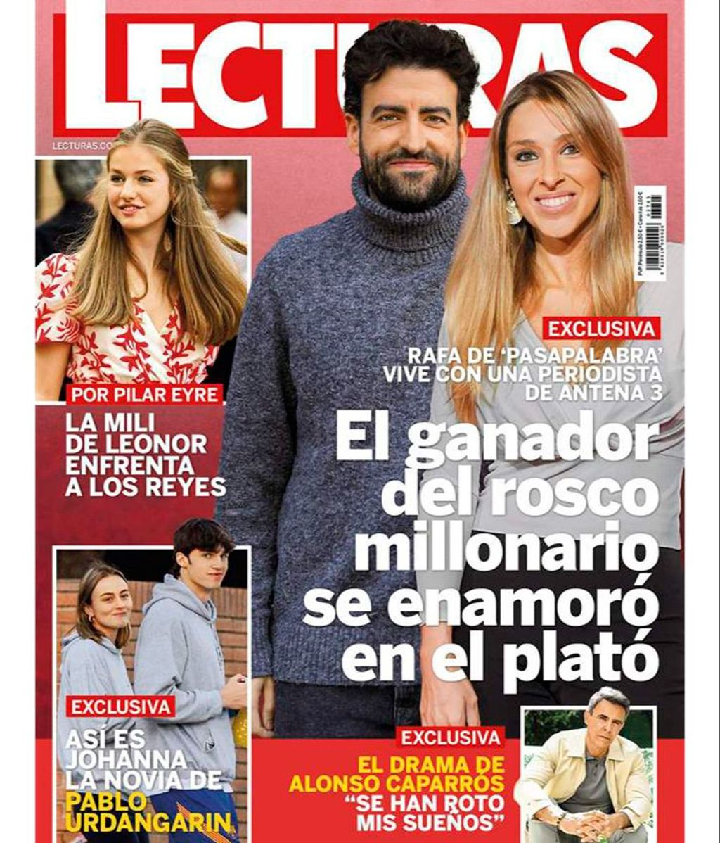 Alonso Caparrós, en la portada de la revista 'Lecturas'