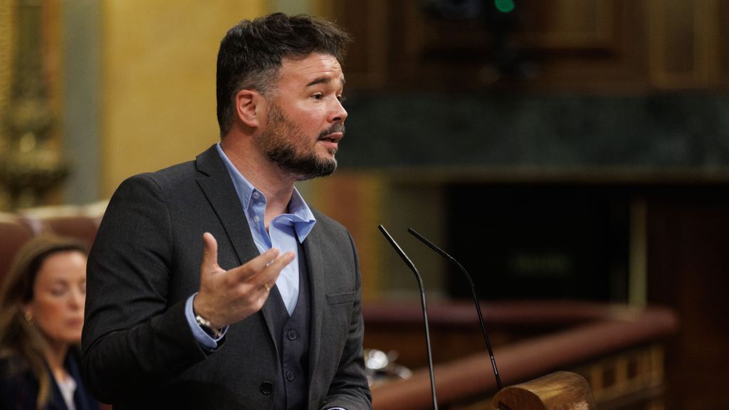 Gabriel Rufián, portavoz de ERC en el Congreso