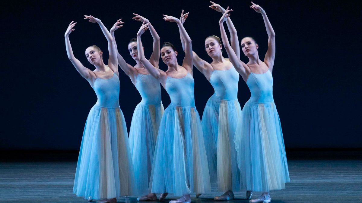 Imagen de archivo de una actuación de New York City Ballet Imagen de archivo de una actuación de New York City Ballet