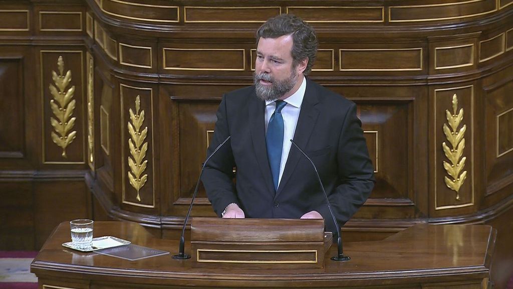 Iván Espinosa de los Monteros, en la tribuna del Congreso.