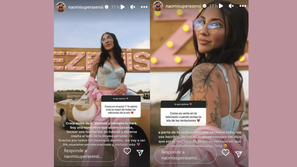 Naomi Asensi resuelve las dudas de sus seguidores