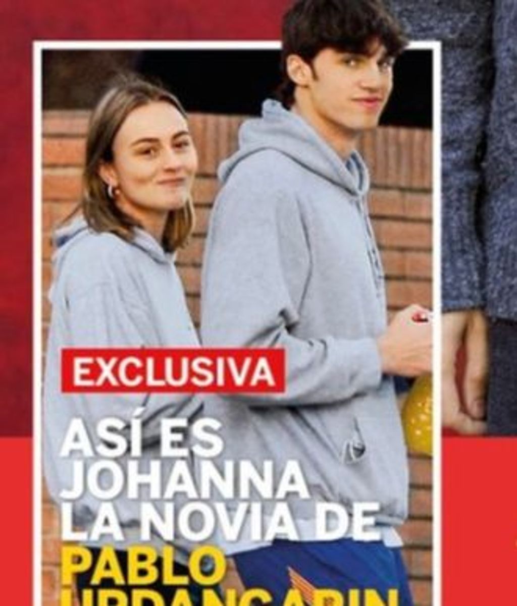 Pablo Urdangarin y su novia, Johanna, en la portada de Lecturas