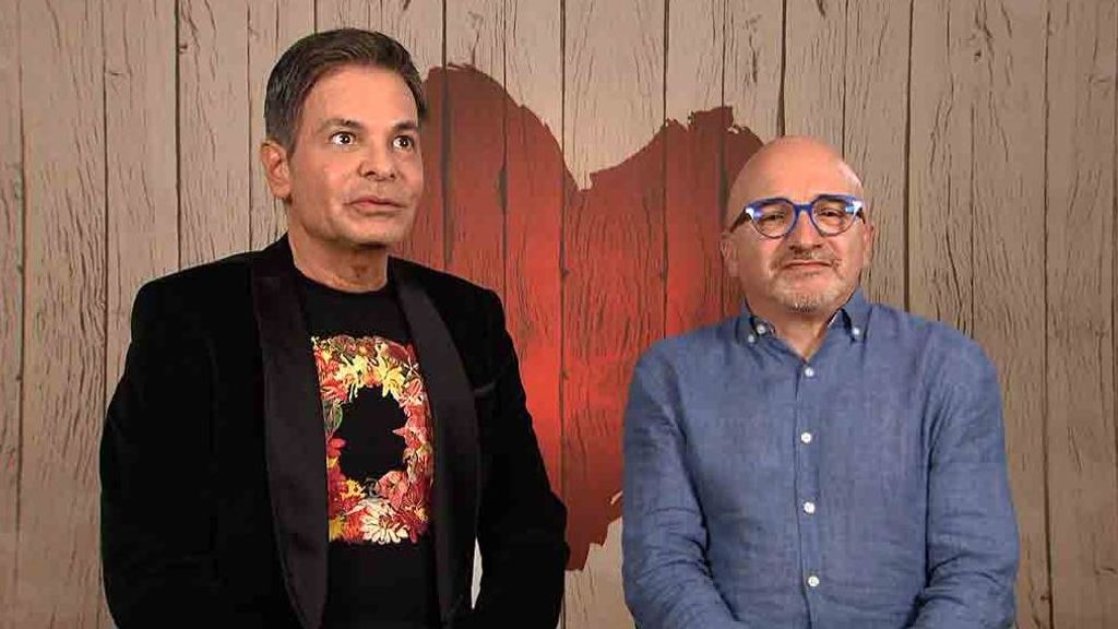 Roberto y Julio durante su cita en 'First Dates'