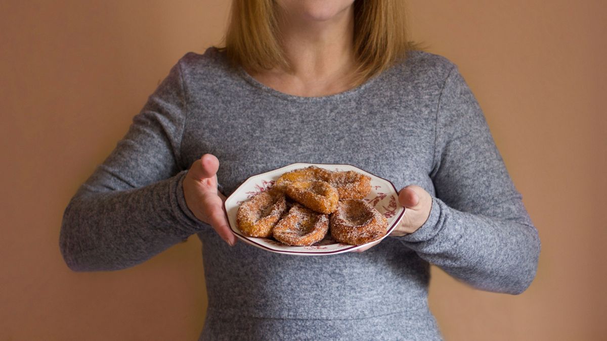 Torrijas preparadas en freidora de aire