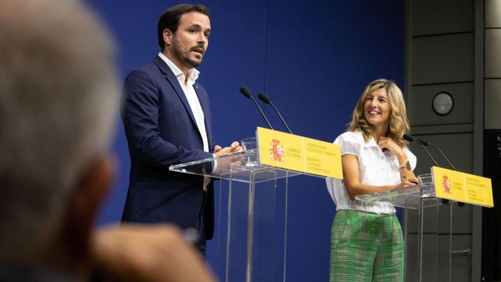 Alberto Garzón y Yolanda Díaz