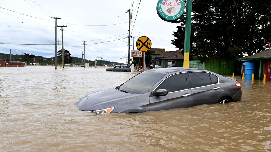 Inundación en Watsonville, California, 14 marzo