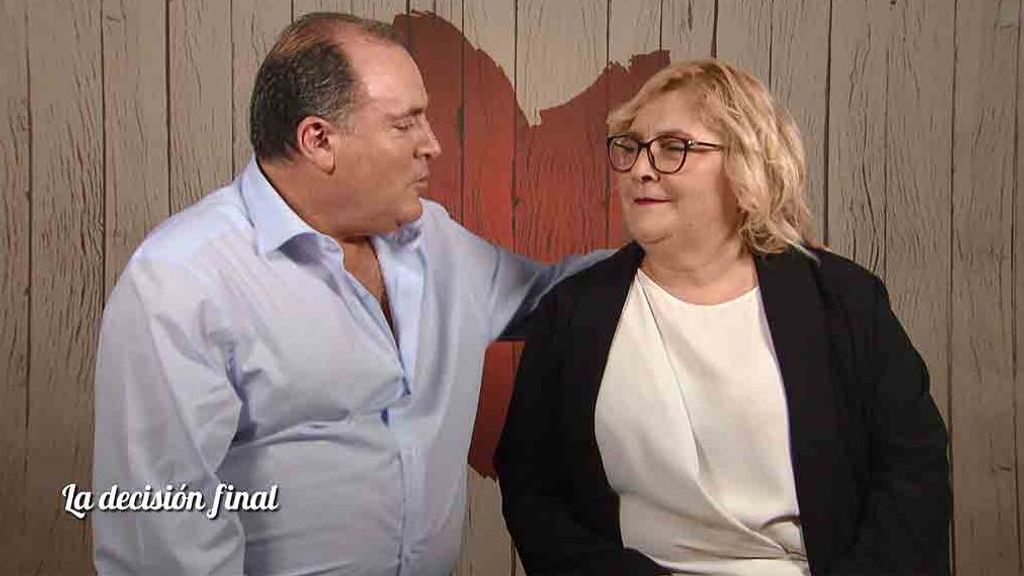 Juan Jesús y Teresa durante su cita en 'First Dates'