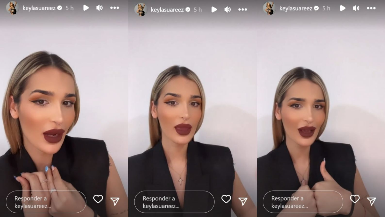 Keyla Suárez defiende a su amiga María