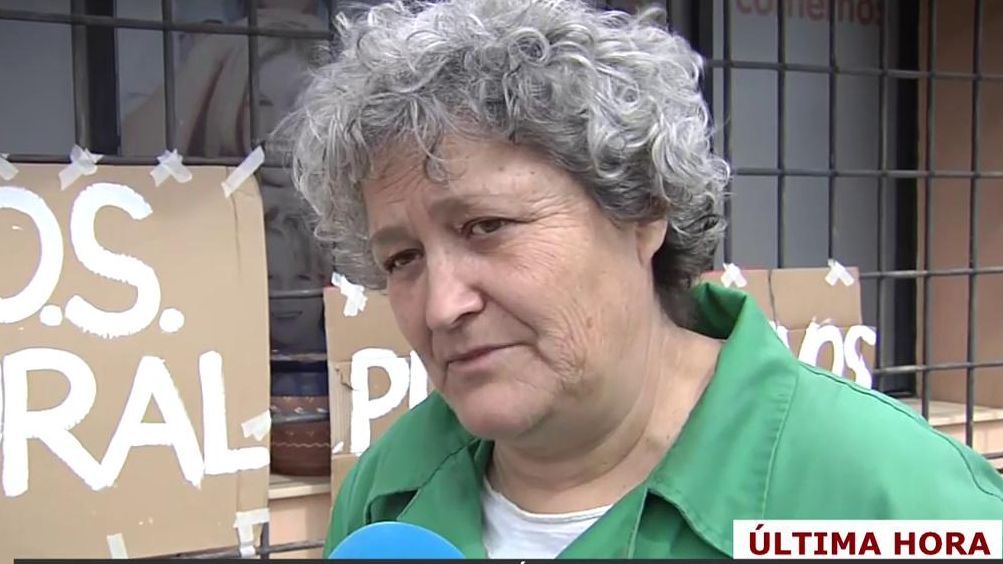 Una de las vecinas afectadas por el incendio de Castellón