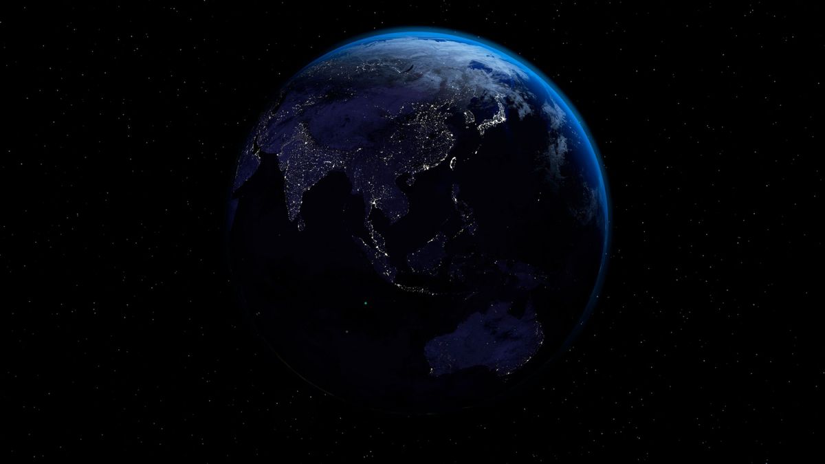 Imagen de archivo de la Tierra desde el espacio