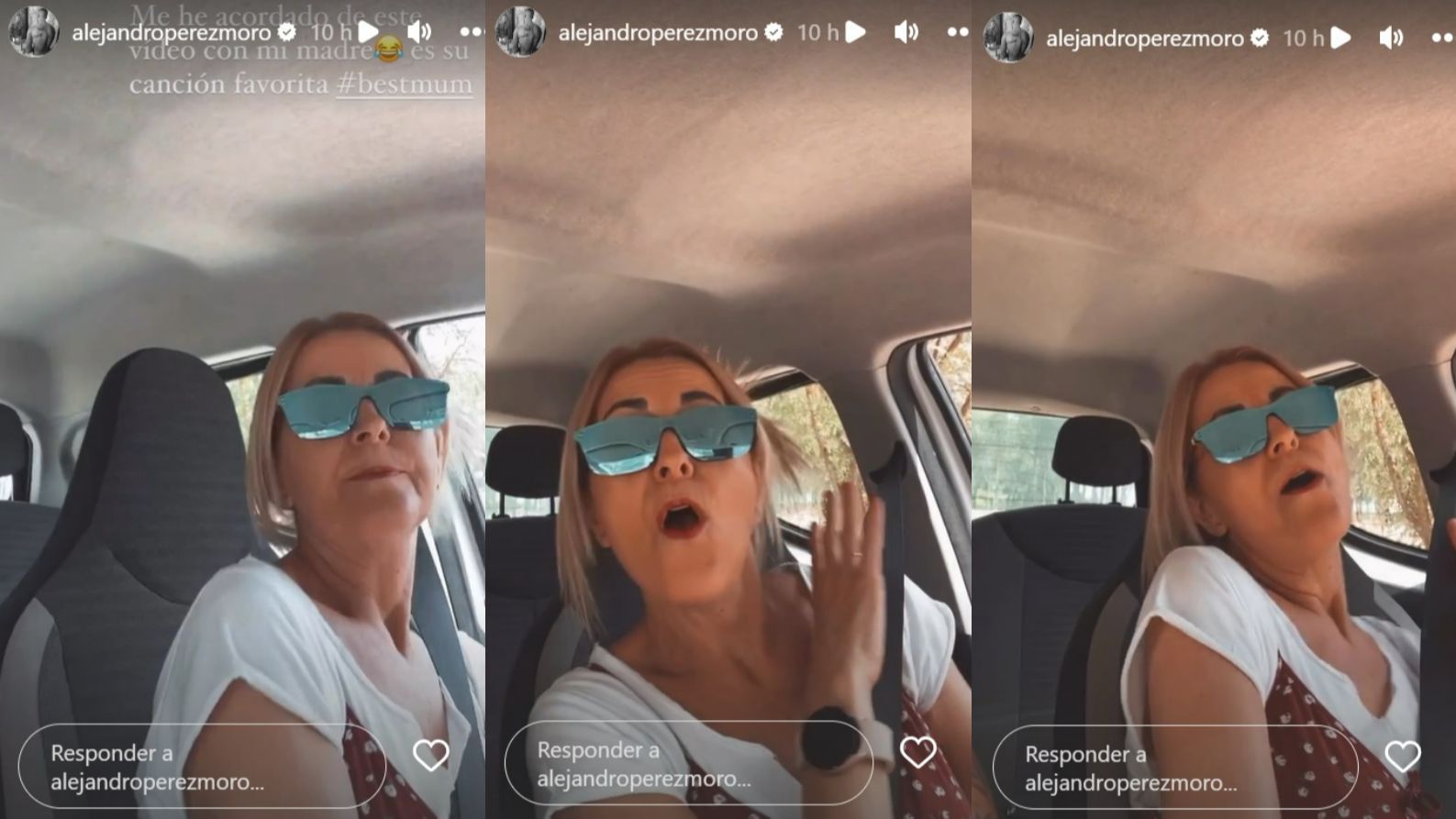 Alejandro Pérez Moro presenta a su madre