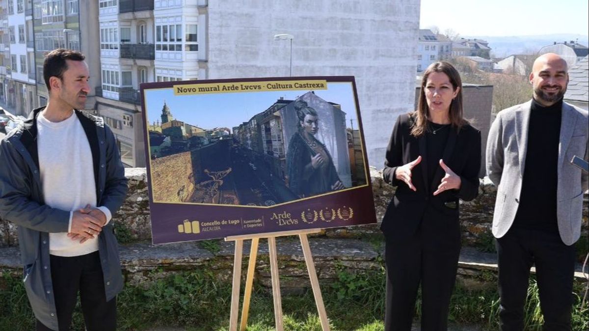 Así será la guerrera castrexa que se pintará junto a la muralla de Lugo. Así será la guerrera castrexa que se pintará junto a la muralla de Lugo.