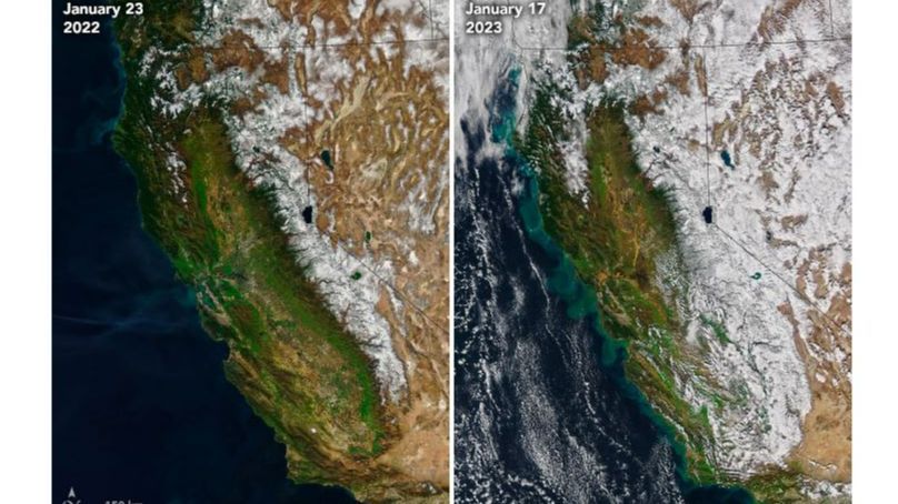 California, 23 de enero de 2022 vs 17 de enero de 2023