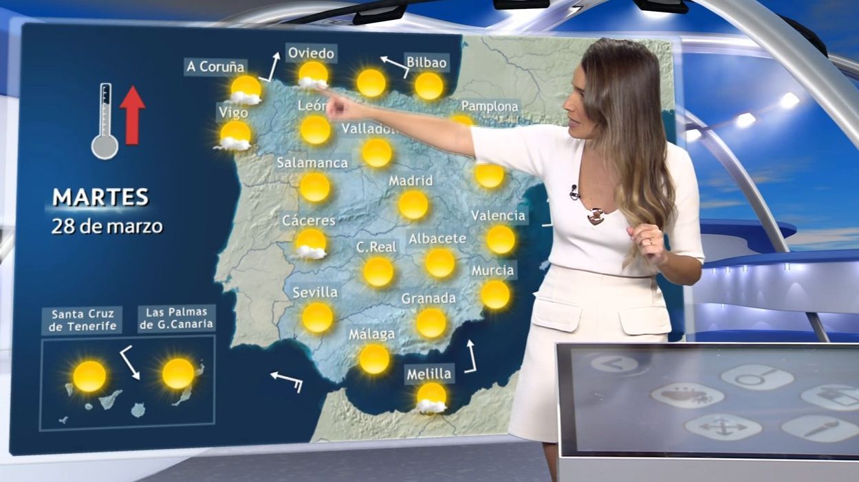Tiempo martes: las temperaturas se disparan hasta 10 grados de golpe en el norte de España