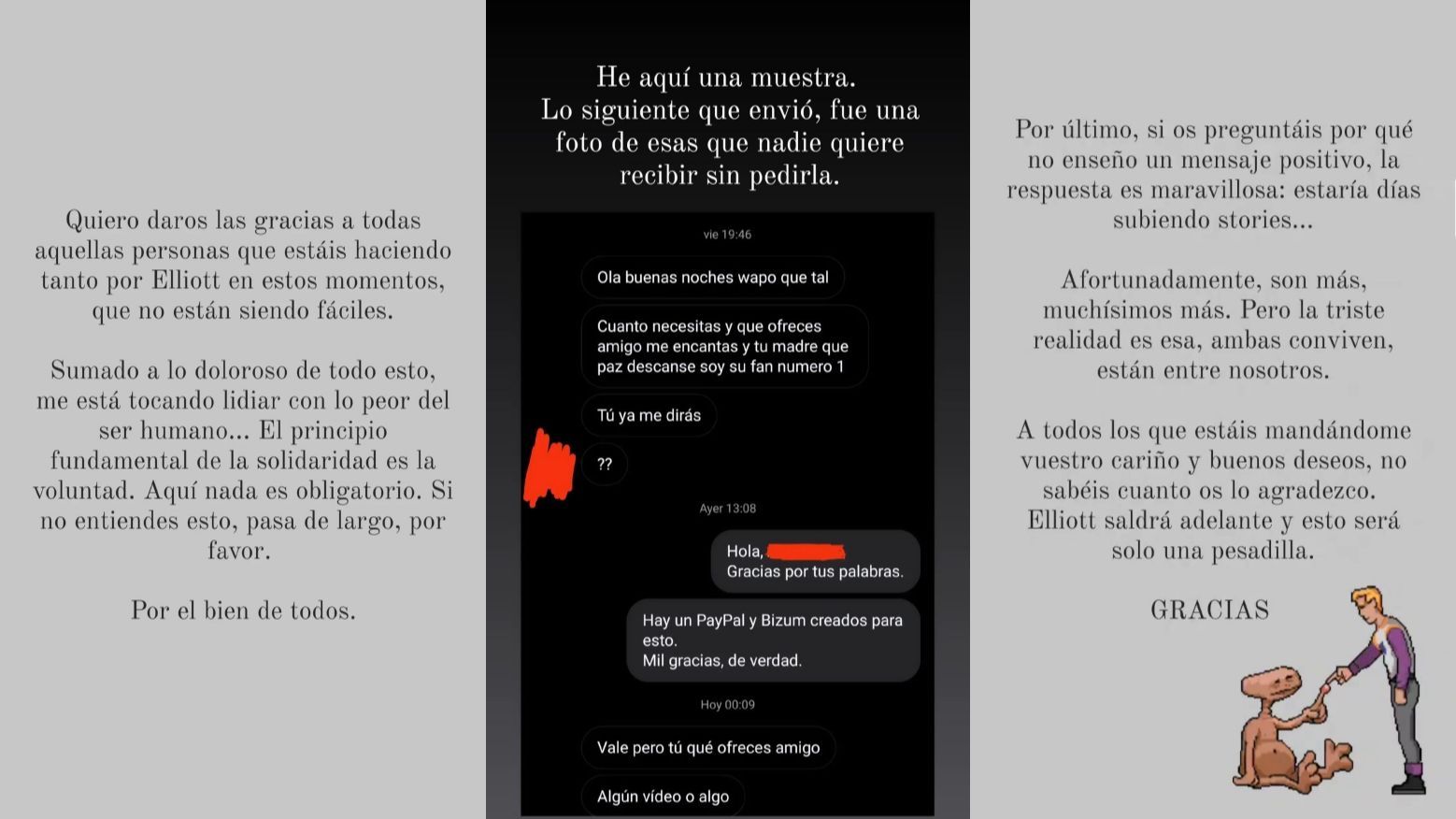 Las propuestas que ha recibido Julián Contreras vía mensaje privado