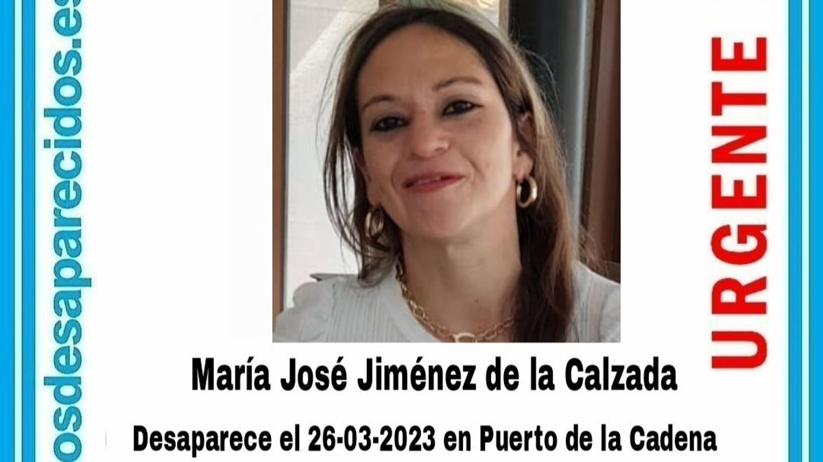 María José Jiménez, una mujer de 34 años desaparecida el Puerto de la Cadena de Murcia