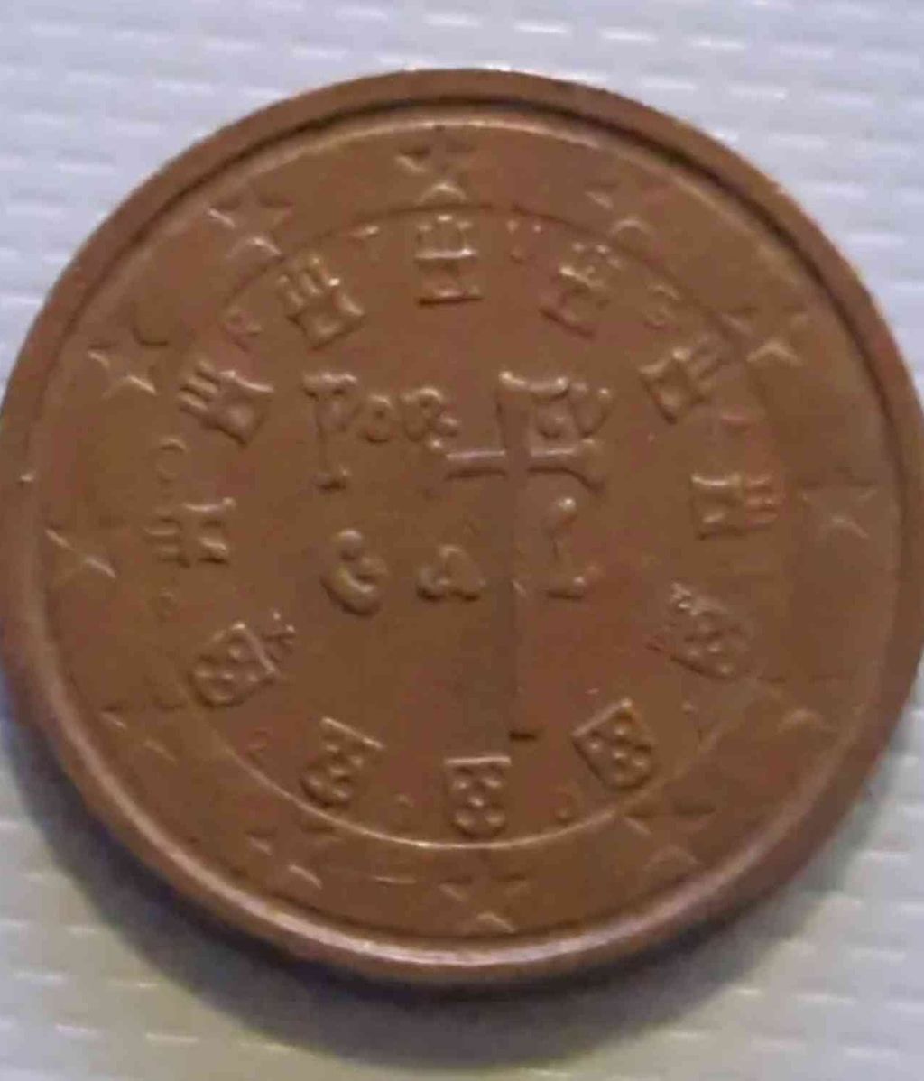 Moneda acuñada en Portugal 2002