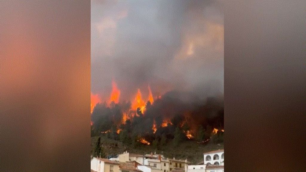 Día crítico en el incendio de Castellón: el estremecedor vídeo que lo demuestra