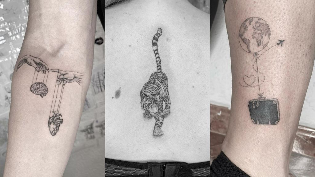 Algunos de los tatuajes hechos por Yaiza Tejera
