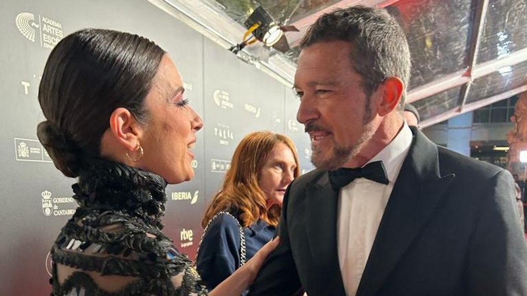 Blanca Paloma y Antonio Banderas