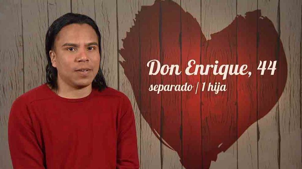 Don Enrique durante su cita en 'First Dates'