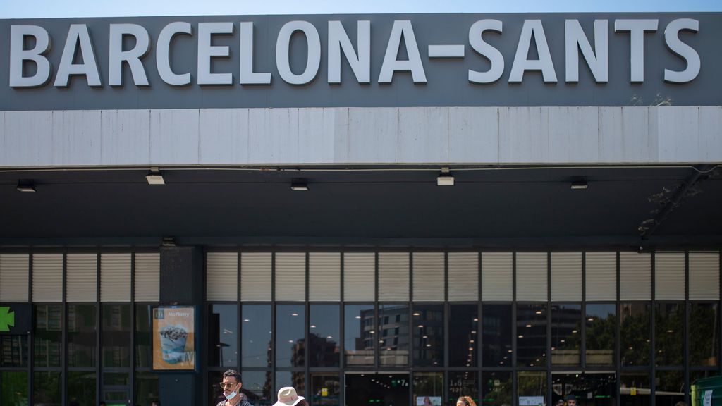 Entrada a la estación de AVE Barcelona  - Sants