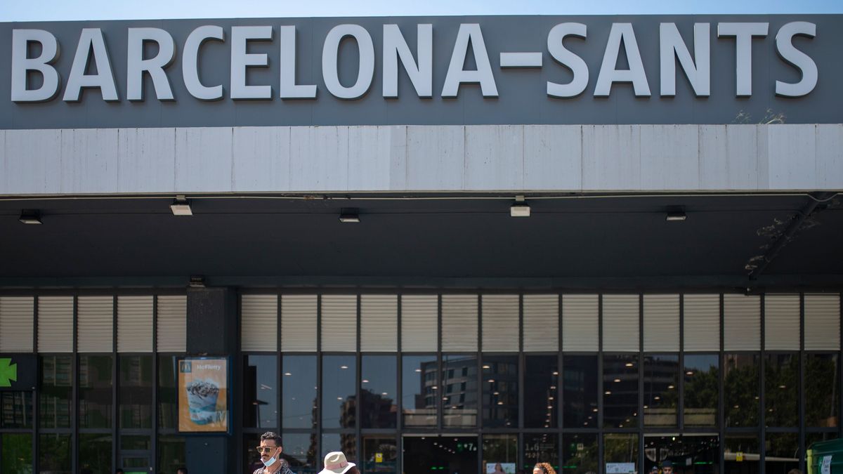 Entrada a la estación de AVE Barcelona  - Sants