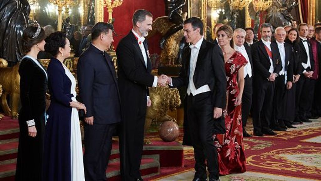 Imagen de archivo de la Cena ofrecida por el rey Felipe VI al presidente de China Xi-Jinpin en 2018