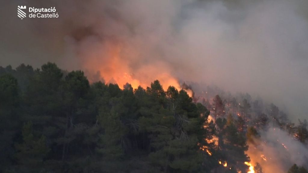 Últimas imágenes del incendio de Castellón