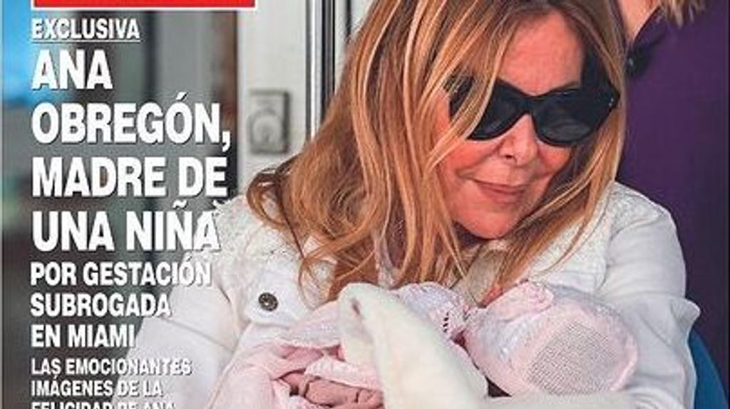 Las fotos de Ana Obregón con su hija recién nacida en brazos