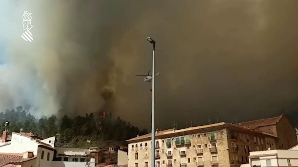 La imagen desoladora del incendio de Castellón