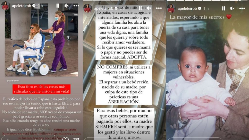 Las historias de Instagram de Ana Peleteiro