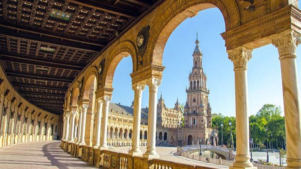Plaza España de Sevilla.