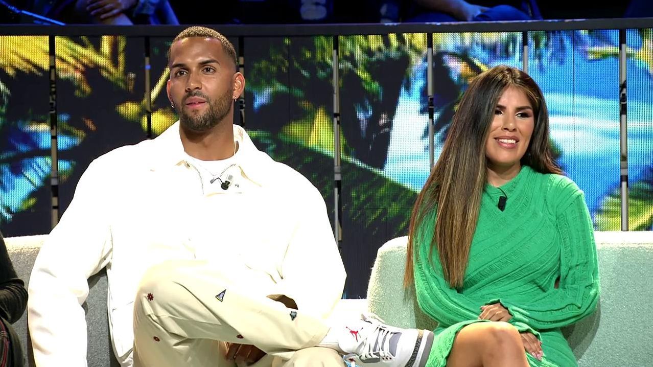 Yulen Pereira e Isa Pantoja, en plató