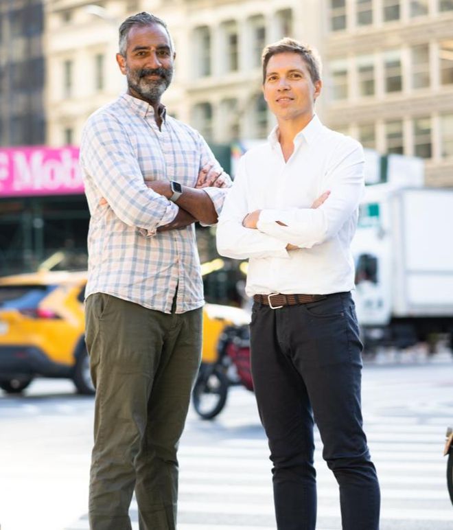 Iñaki Berenguer y su socio Amol Sarva