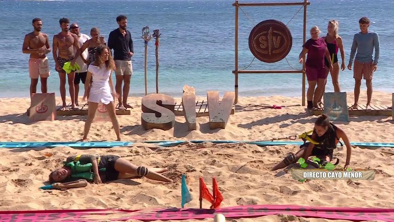 Los concursantes lo dan todo en el juego por la localización