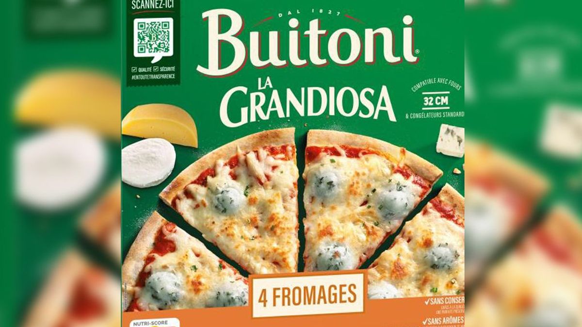 Pizza de Buitoni comercializada en Francia