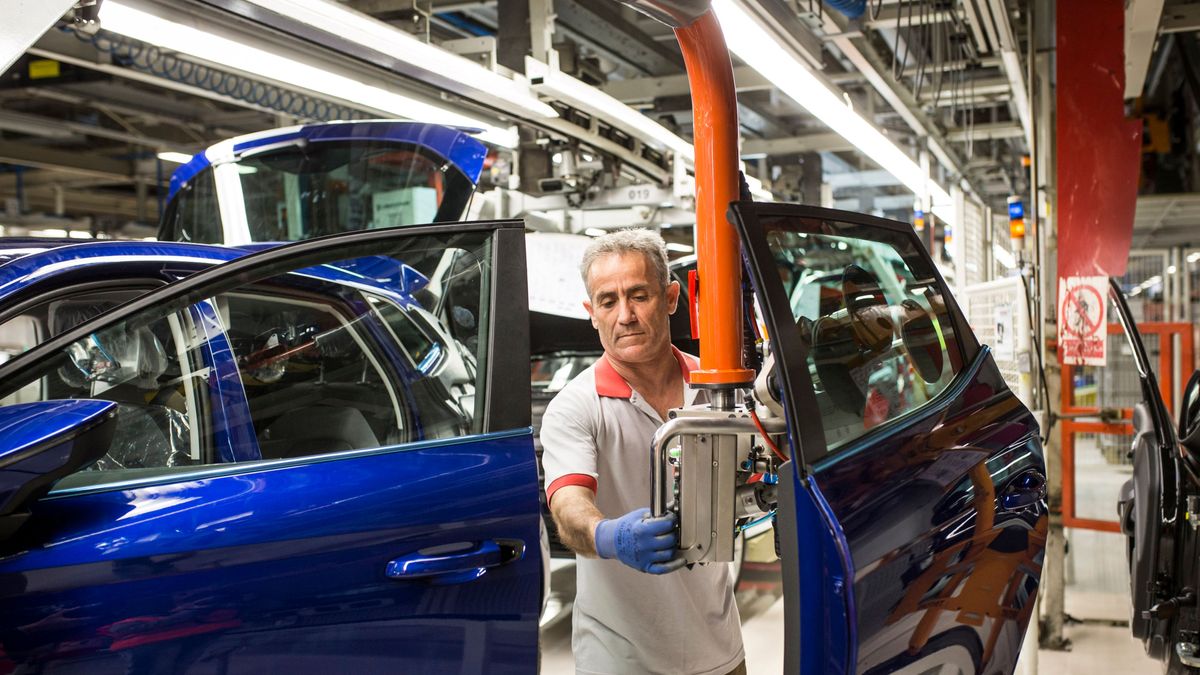 Producción en la planta de Seat en Martorell (Barcelona)